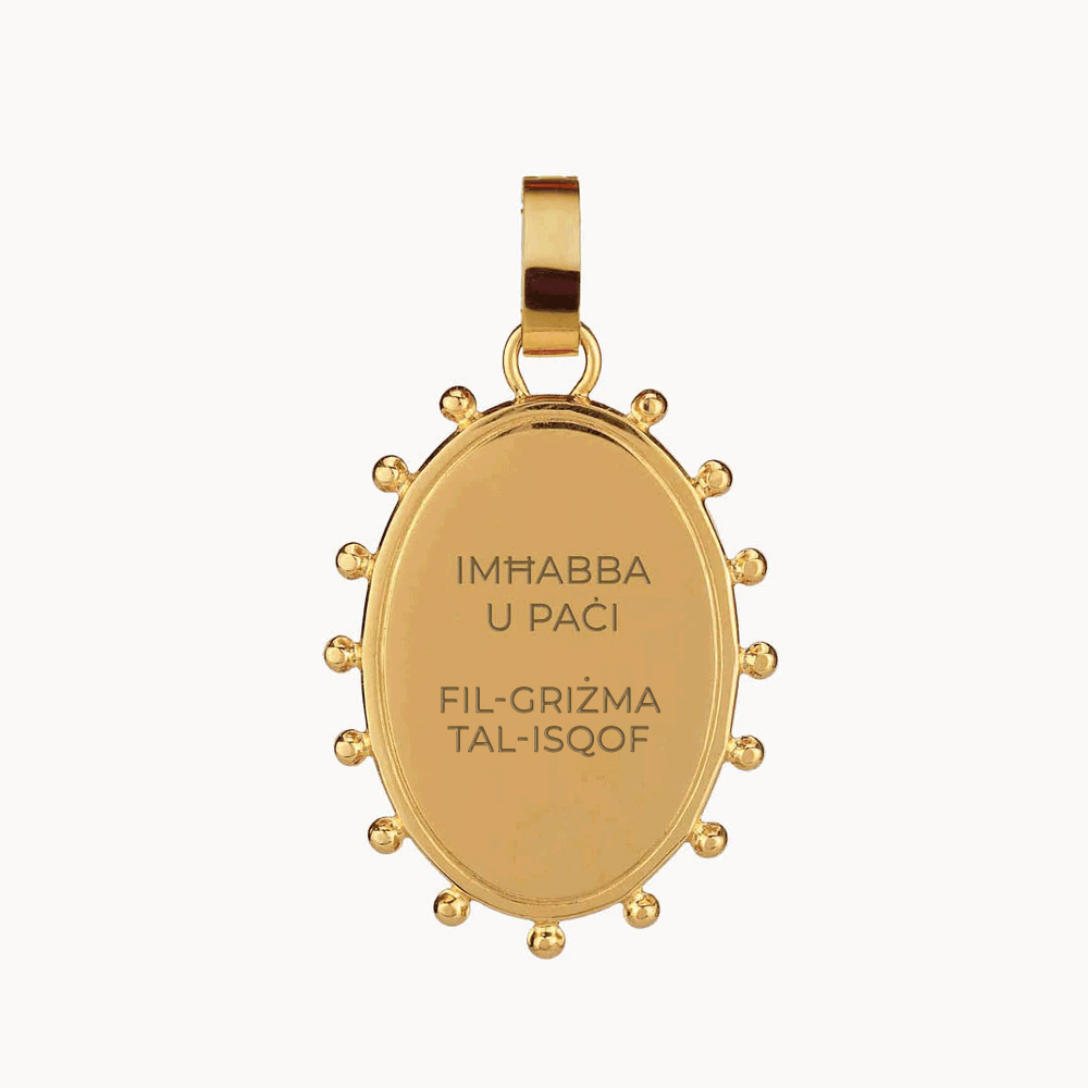 Confirmation Domna Pendant, Gold