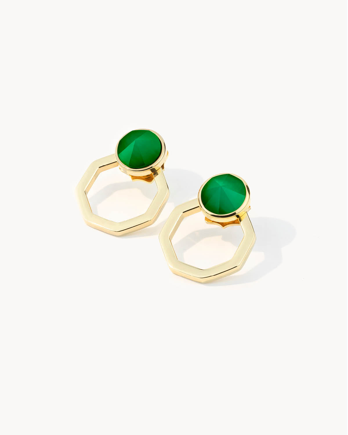 Octagon Ħabbata Earring Set, Gold