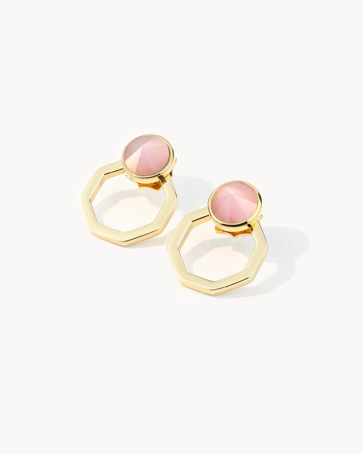Octagon Ħabbata Earring Set, Gold