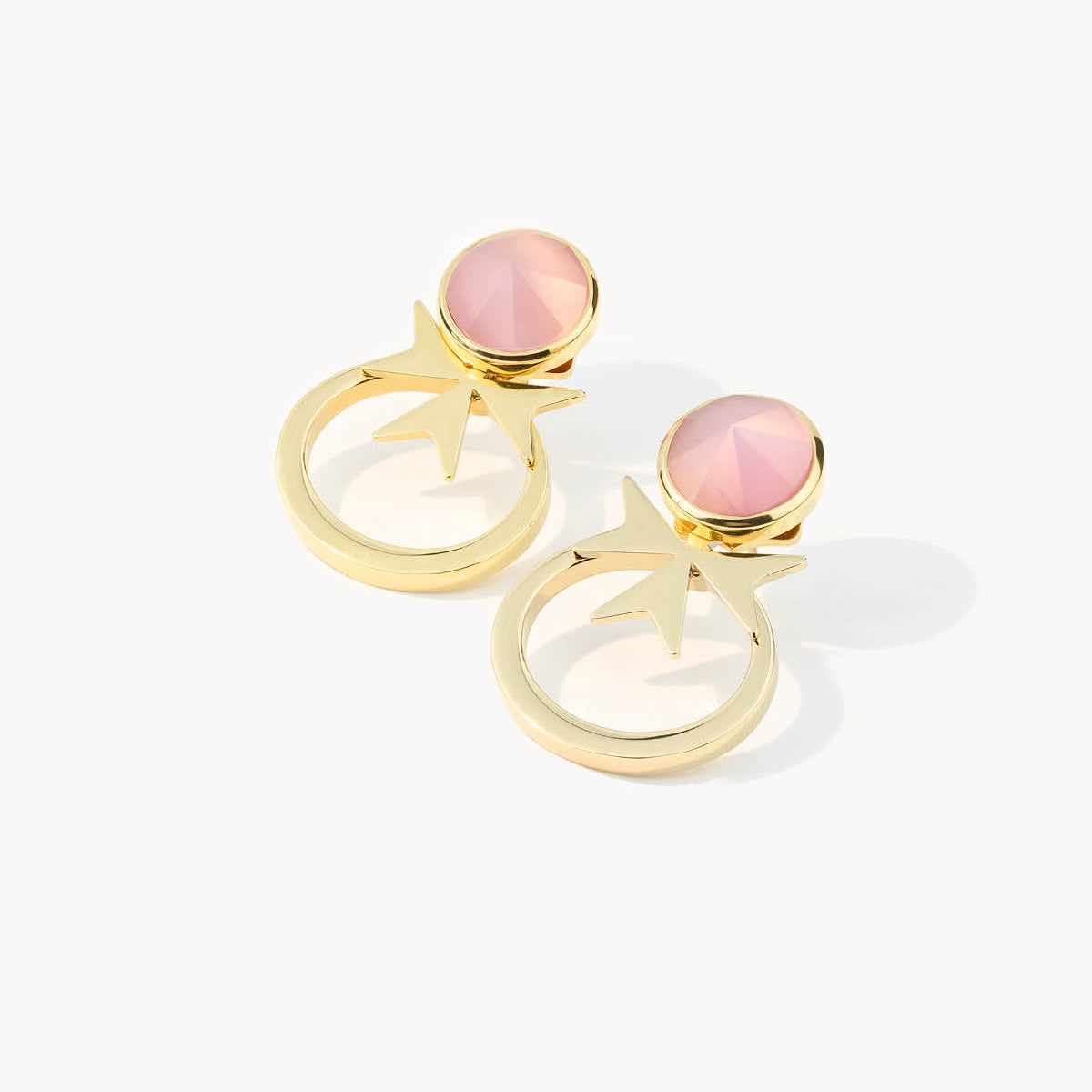 Maltese Cross Ħabbata Earring Set, Gold