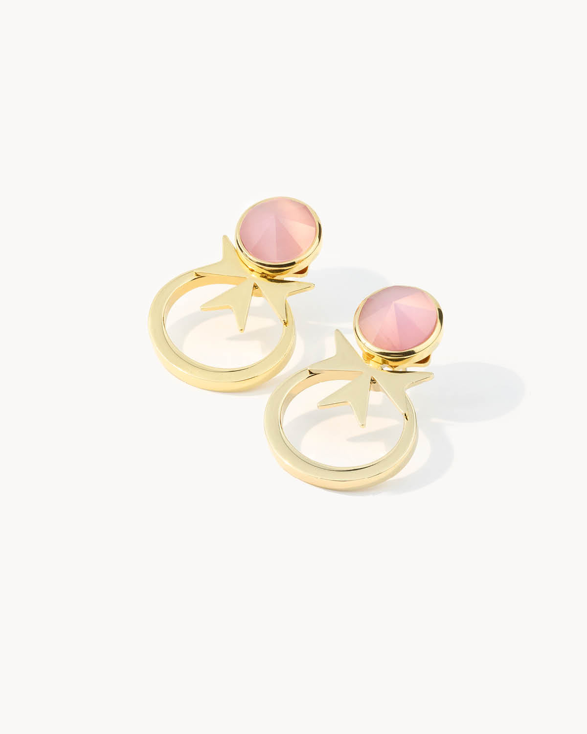 Maltese Cross Ħabbata Earring Set, Gold