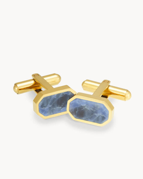 Positivity Cufflinks, Gold