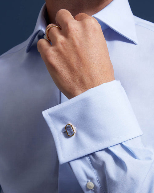 Positivity Cufflinks, Gold