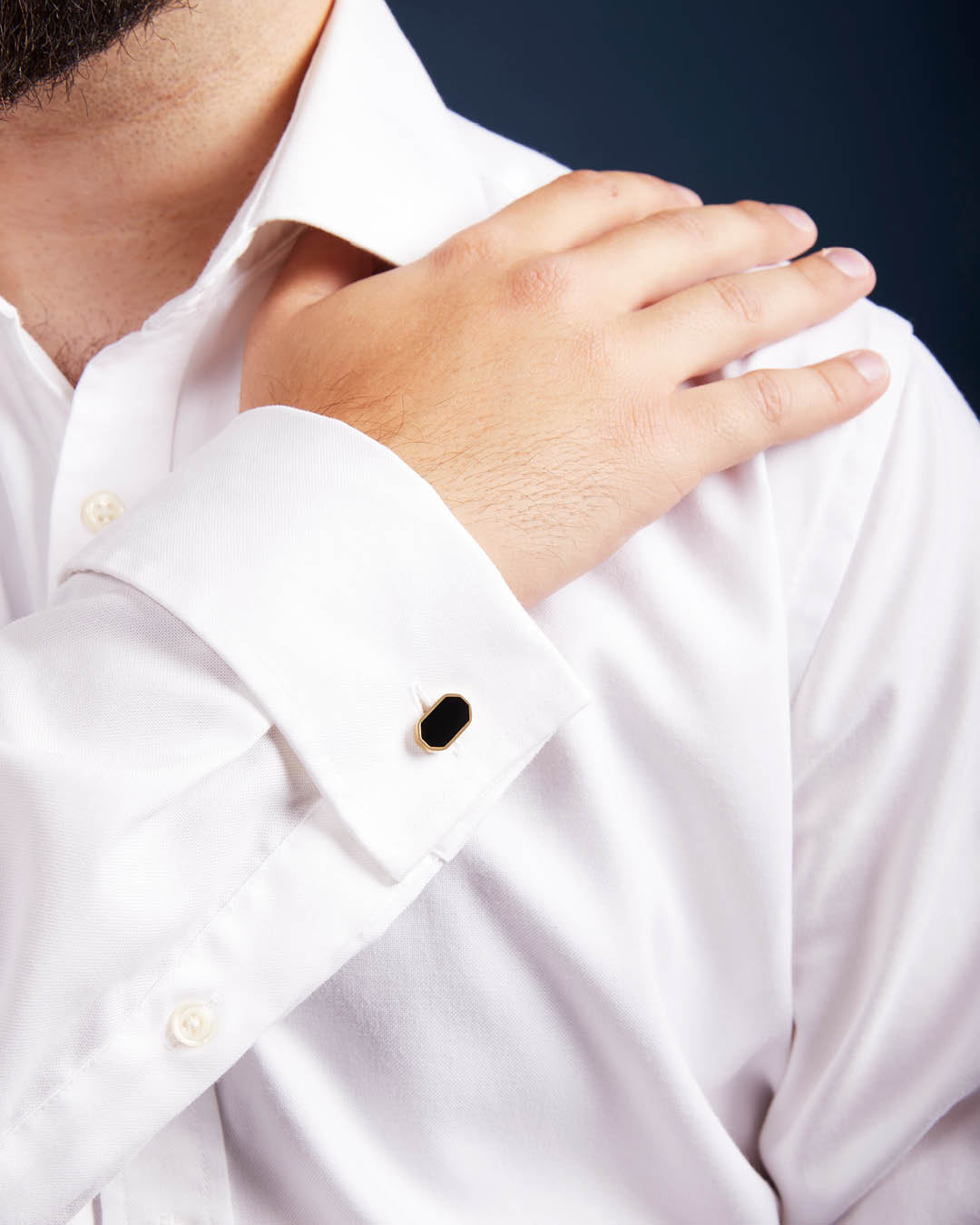 Power Cufflinks, Gold