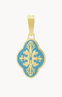 Festa Bandalora Blue Pendant, Gold