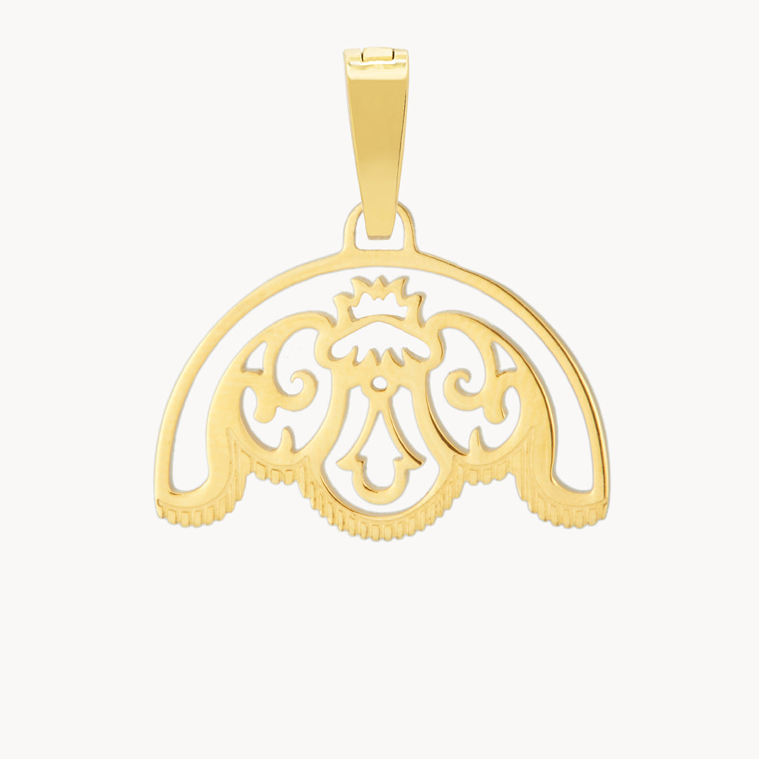 Festa Pavaljun Hollow Pendant, Gold