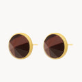 Celebration Stone Red Tiger Eye Ħabbata Stud Earrings