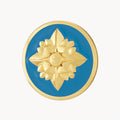 Blue Pavaljun Fjura Twist Coin, Gold