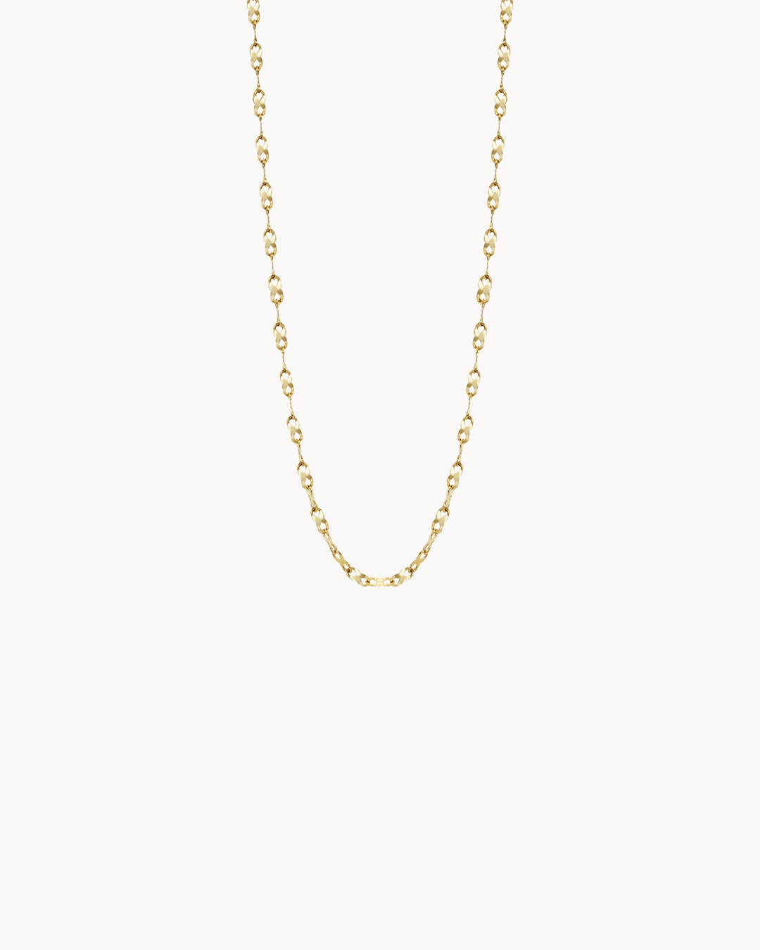 Infinity Chain Necklace, Gold