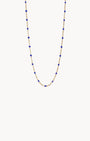 Blue Dainty Ball Chain
