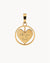 Follow your Heart Spin Pendant, Gold
