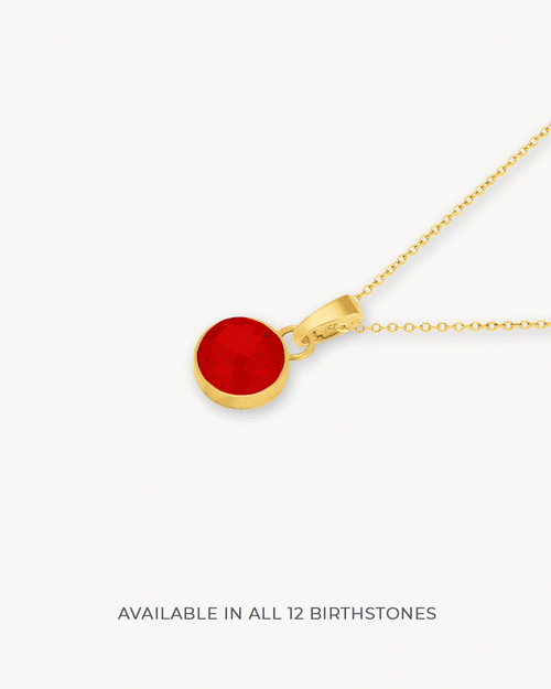 Κολιέ Signature Birthstone σετ, χρυσό