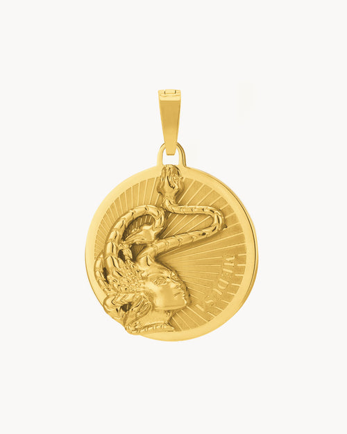 Μενταγιόν Medusa, Χρυσό