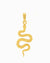 Snake Pendant, Gold