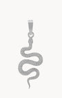 Snake Pendant, Silver