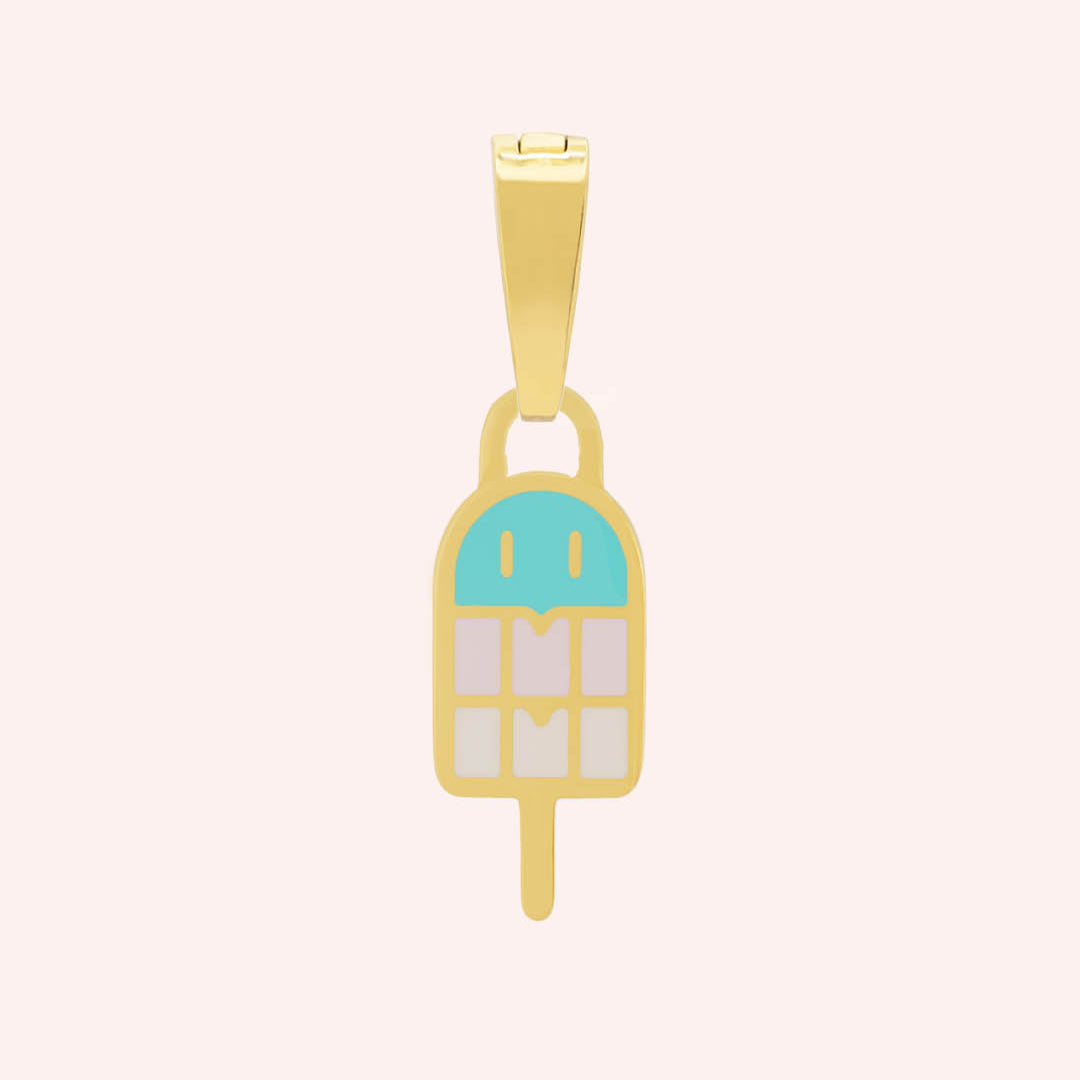 Ice Lolly Pendant, Gold