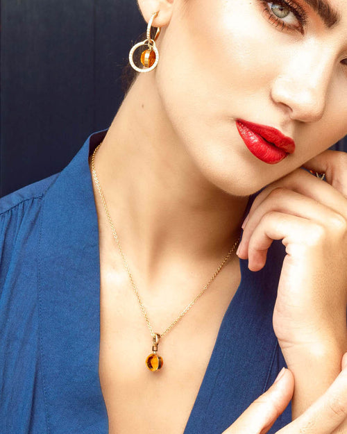    Birthstone Little Moments Pendant, Gold