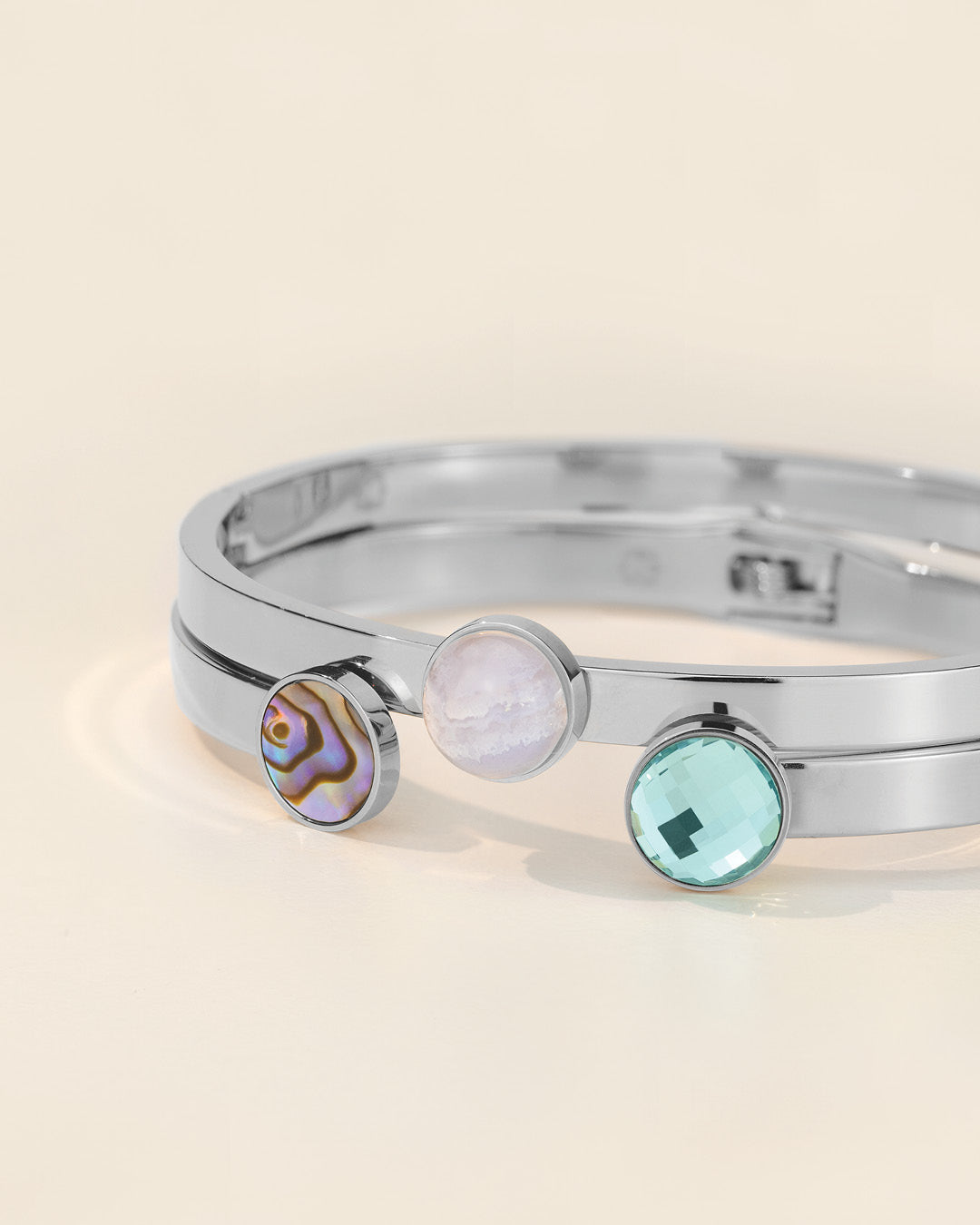 February Birthstone Devotion Mini Twist, Silver