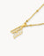 Ein zierliches Sigill-Halsketten-Set, Gold