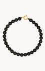 Power Stone Black Onyx Charm Bracelet, Gold