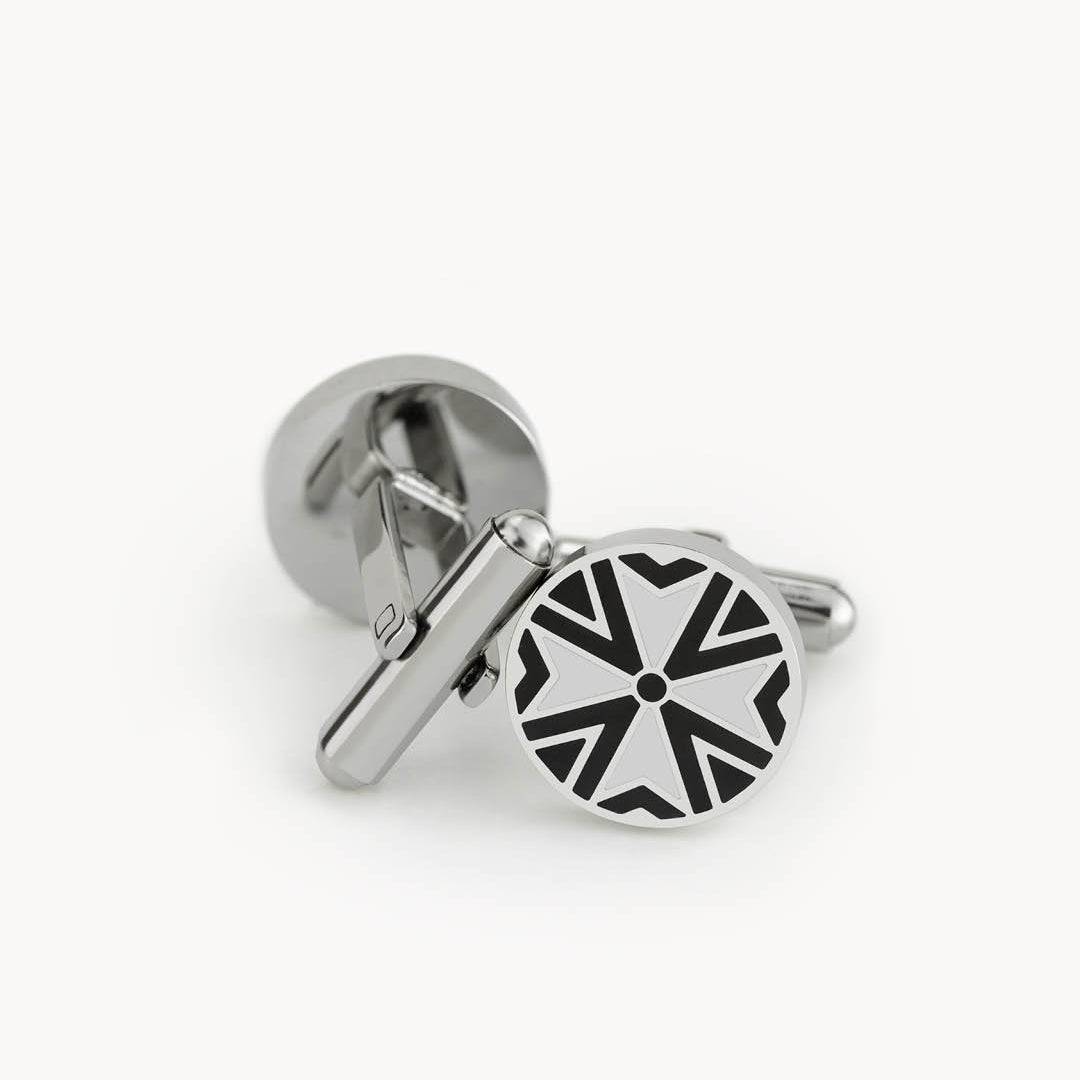 Il-Kavallier Maltese Cross Cufflinks, Silver