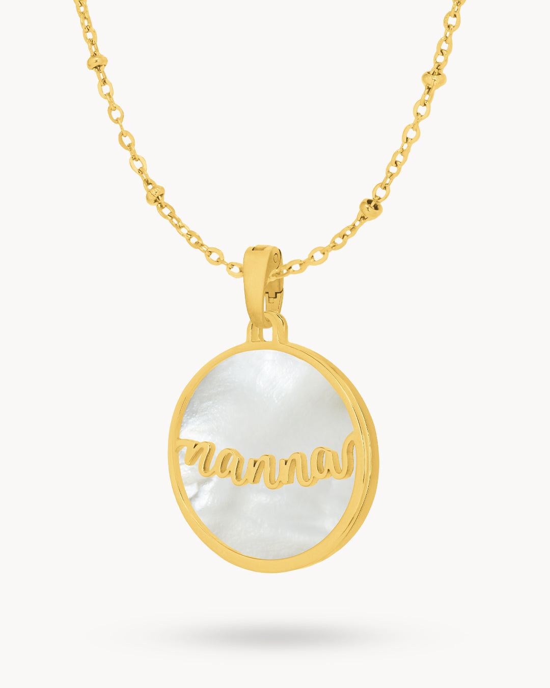 Nanna Ribbon Protection Necklace Set, Gold