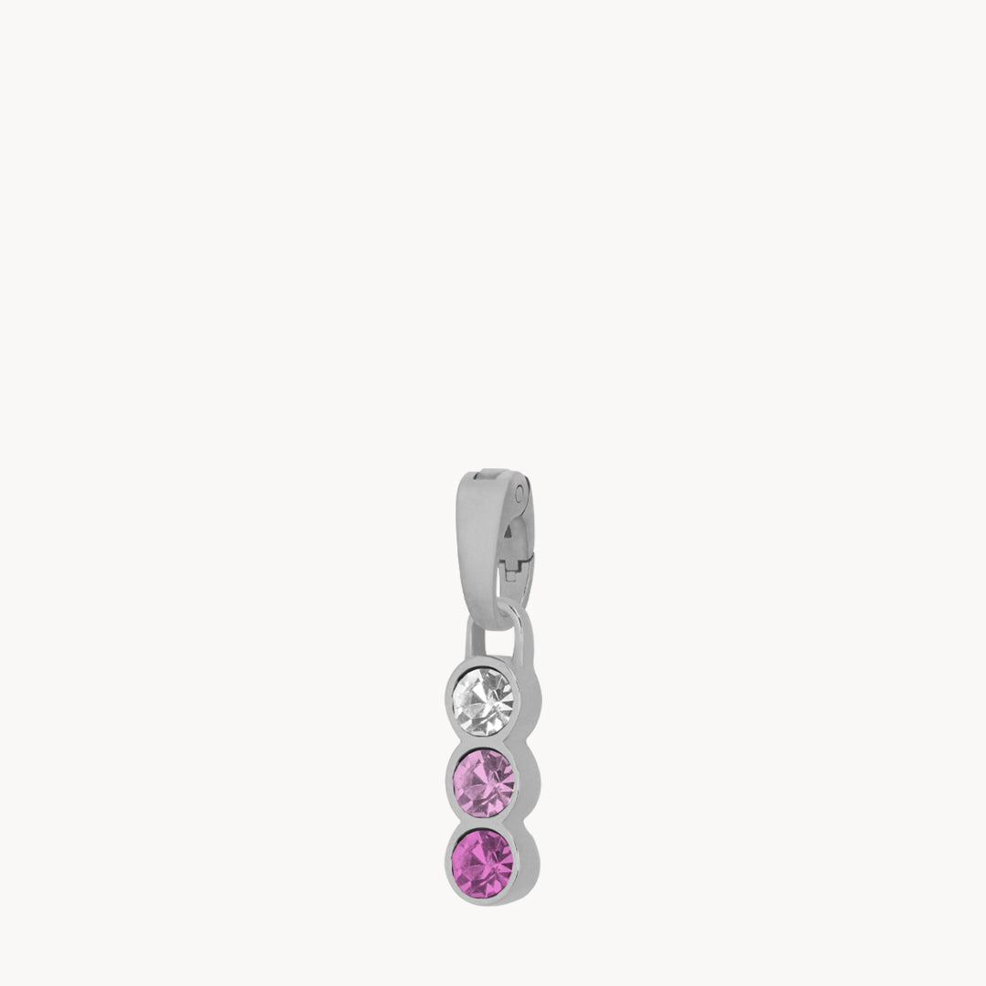 Joy Zirconia Pendant, Silver
