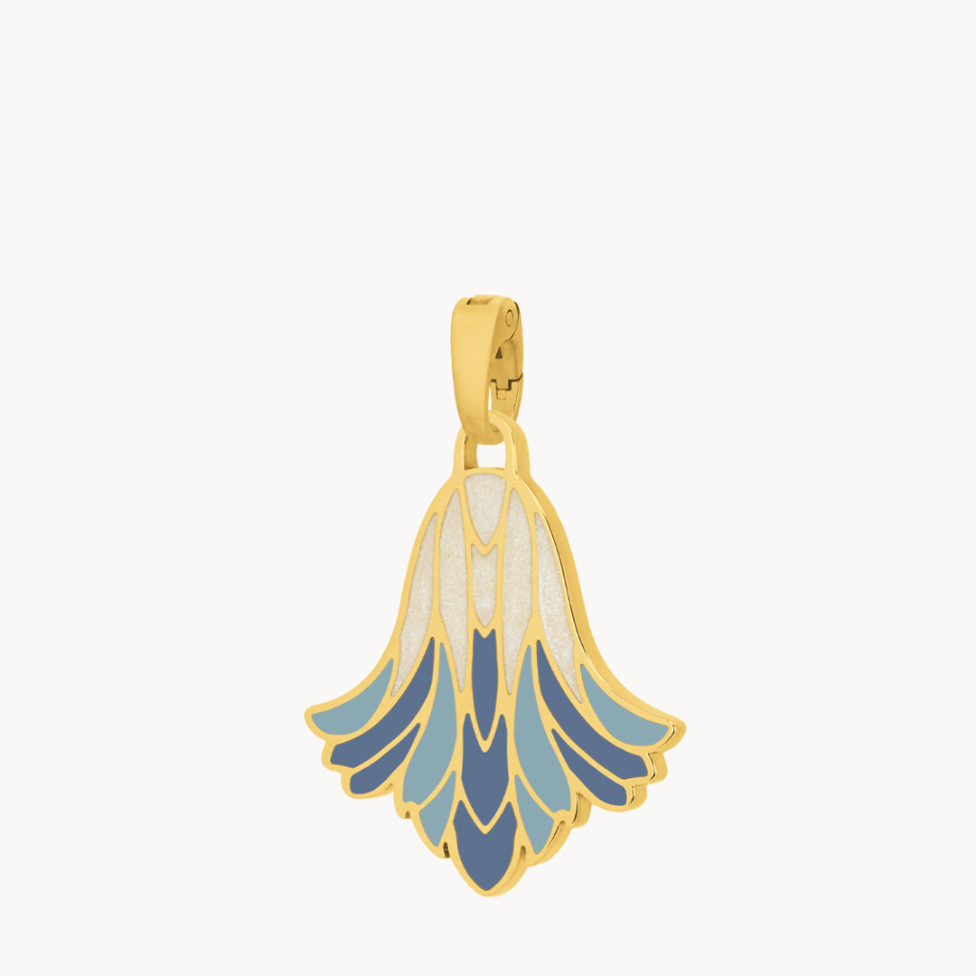 Wisdom Carnation Pendant, Gold