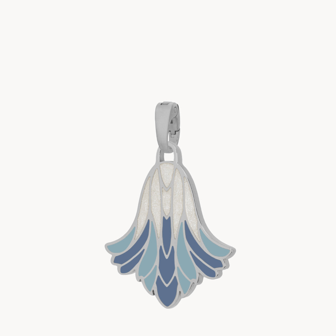 Wisdom Carnation Pendant, Silver