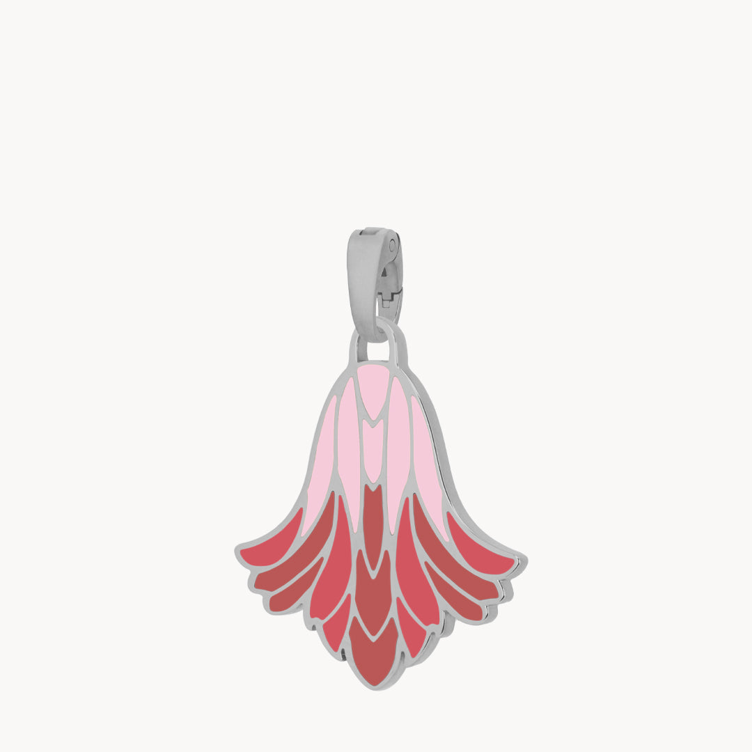 Joy Carnation Pendant, Silver