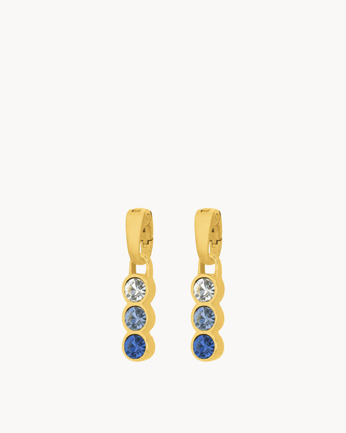 Wisdom Zirconia Pendant, Gold Earring Pendants