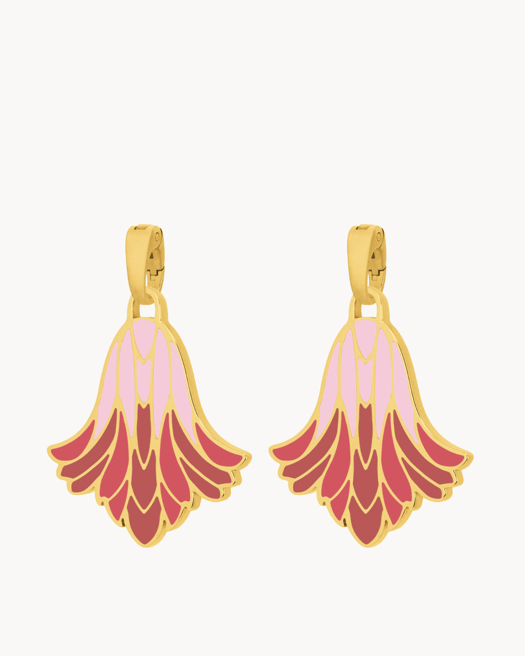 Joy Carnation Pendant, Gold Earring Pendants