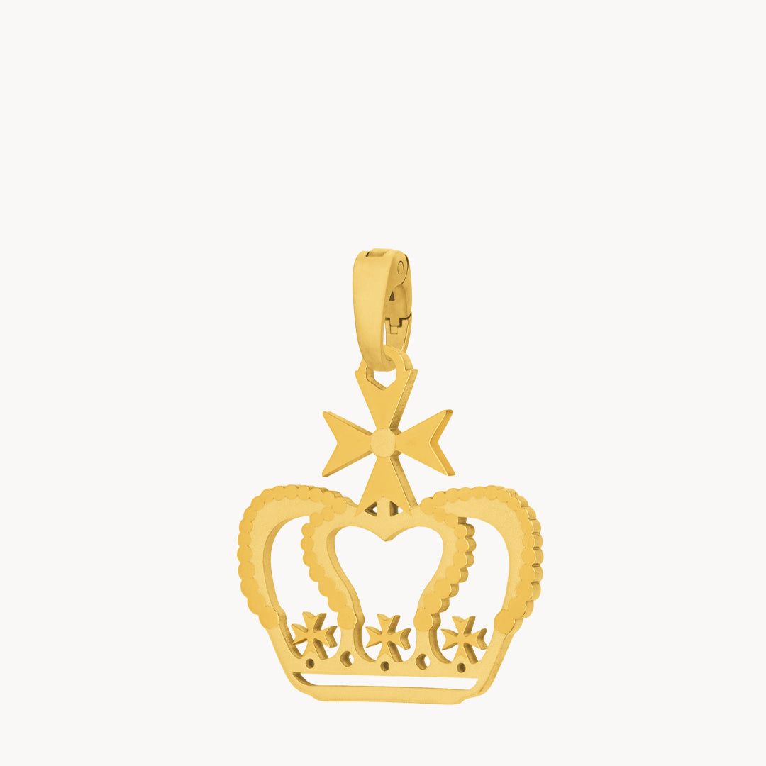 Crown Pendant, Gold