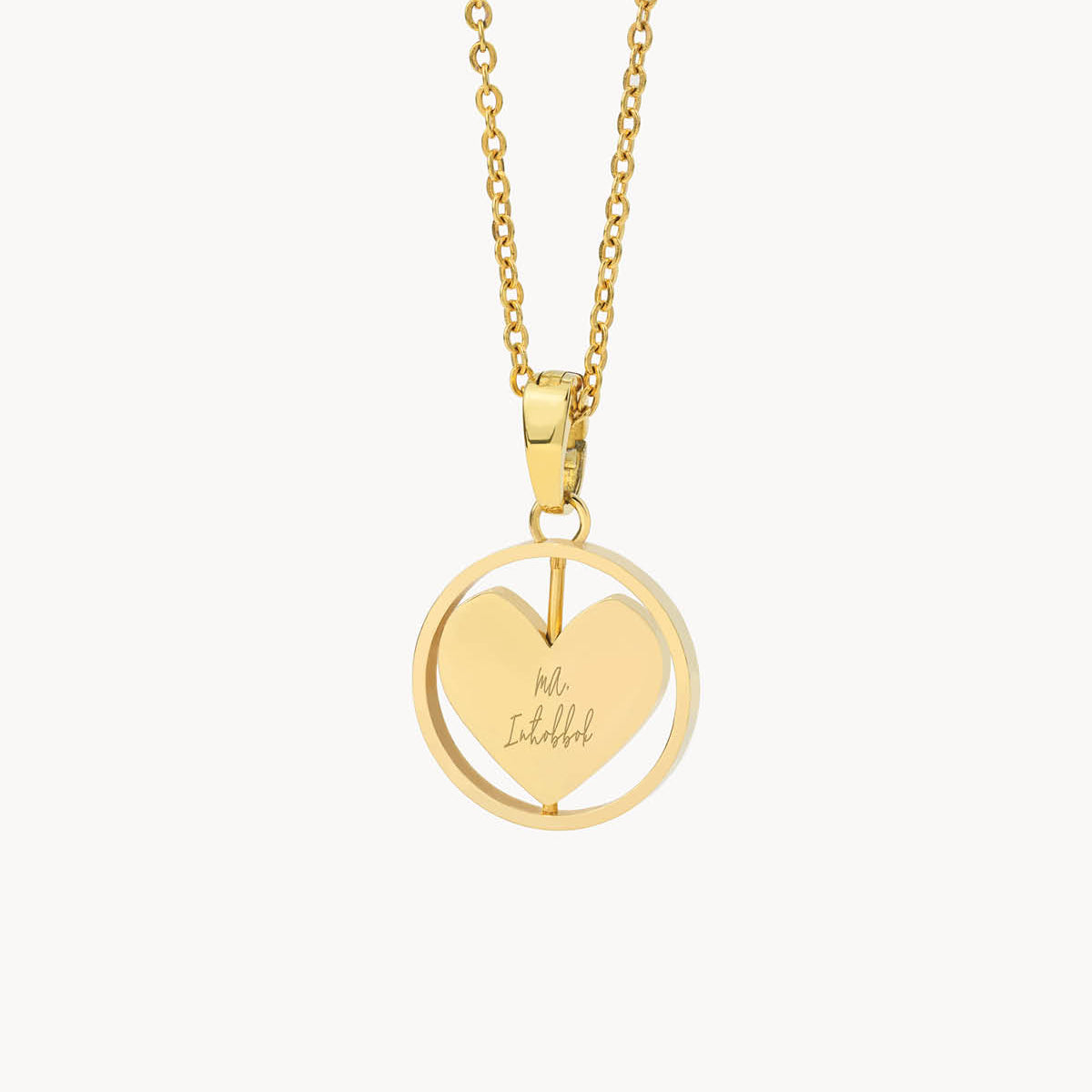Mum Heart Spin Gift Set, Gold