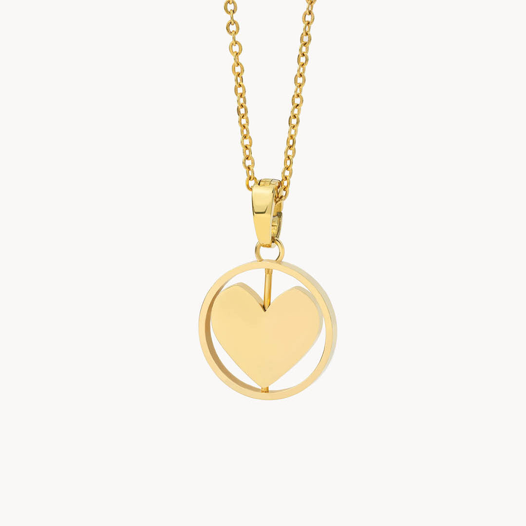 Mum Heart Spin Gift Set, Gold