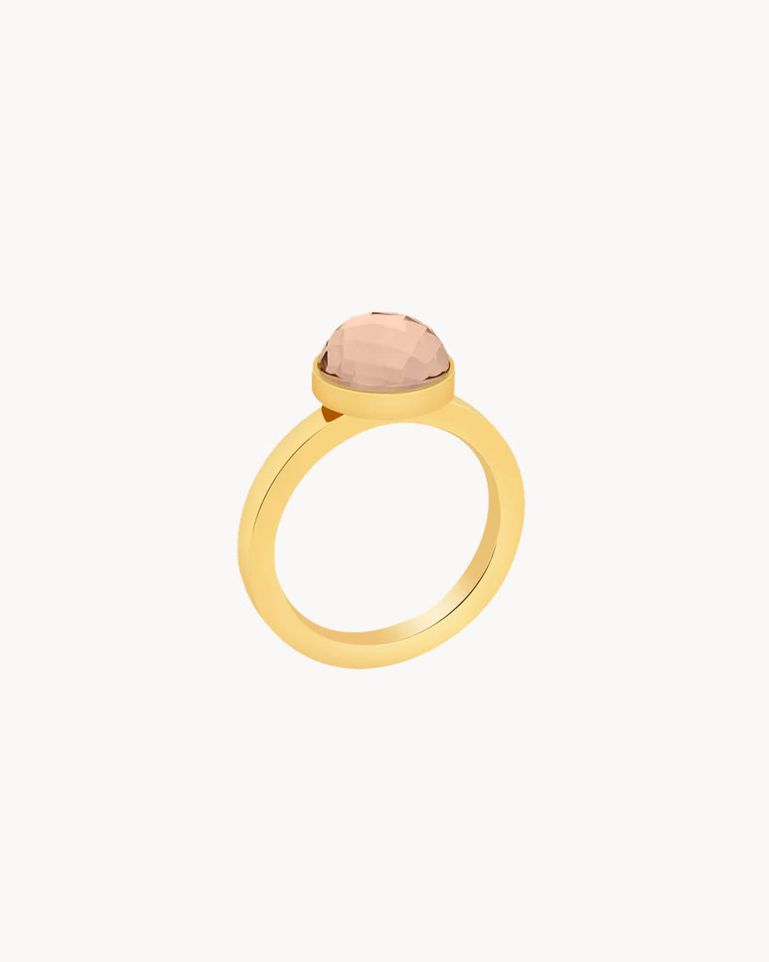 October Birthstone Love Mini Twist Ring, Gold