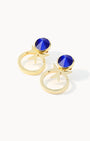 Perseverance Maltese Cross Ħabbata Earring Set, Gold