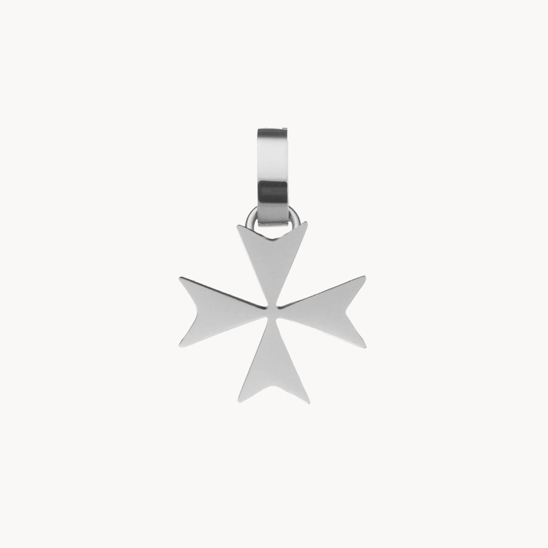 Maltese Cross Pendant, Silver