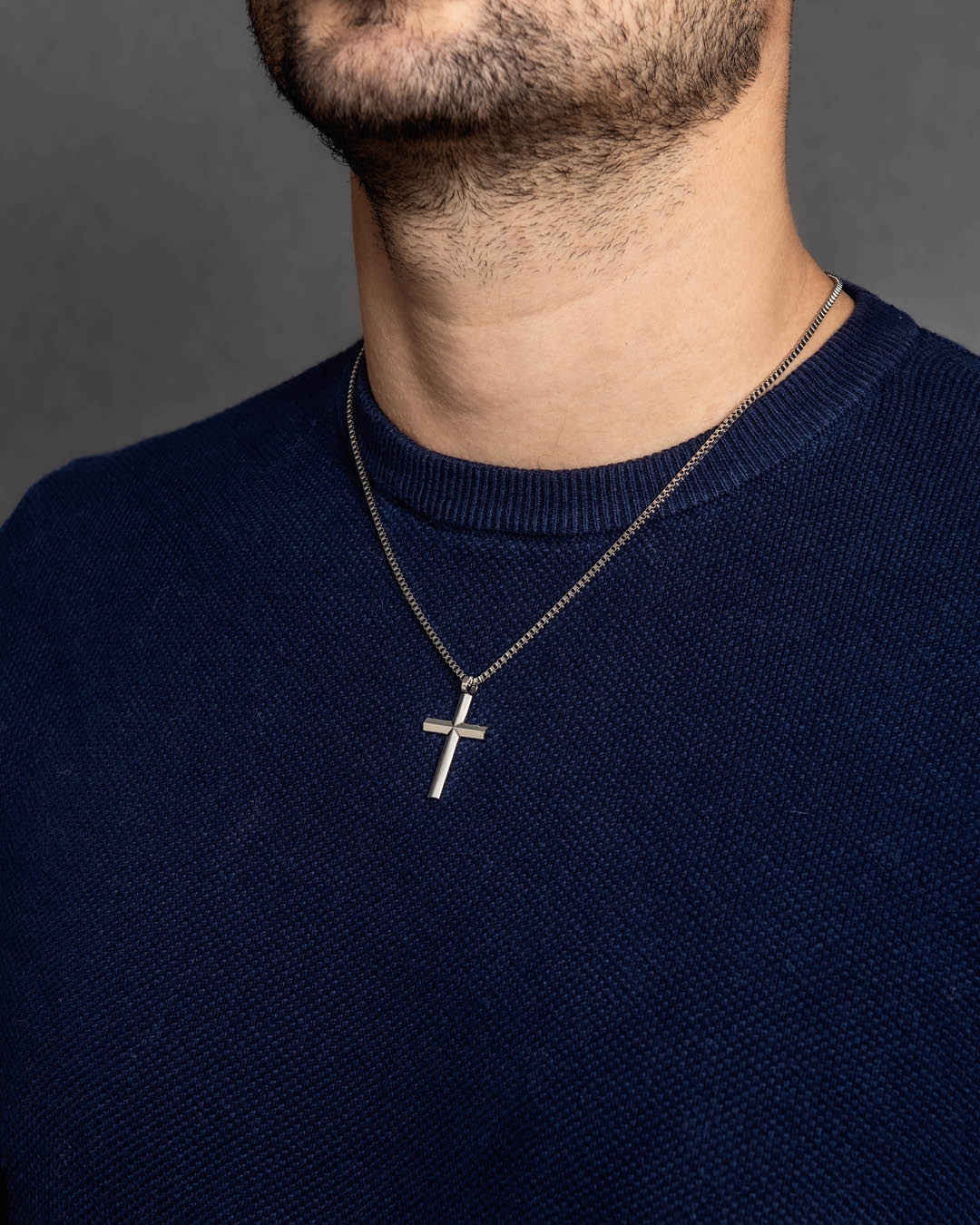 Salib Necklace, Silver