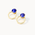 Perseverance Octagon Ħabbata Earring Set, Gold