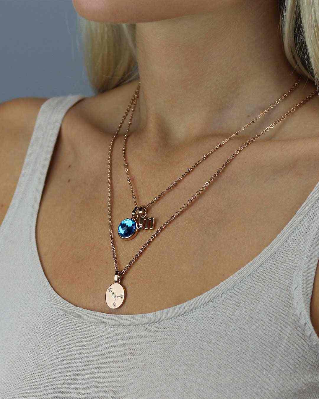 Aries Pendant, Rose Gold (21 Mar - 19 Apr)