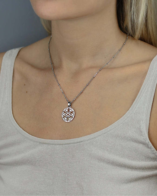 Endless Knot Pendant, Silver