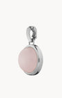 Kindness Stone Pink Quartz Signature Pendant, Silver