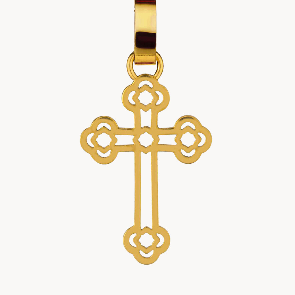 Salib Pendant, Gold