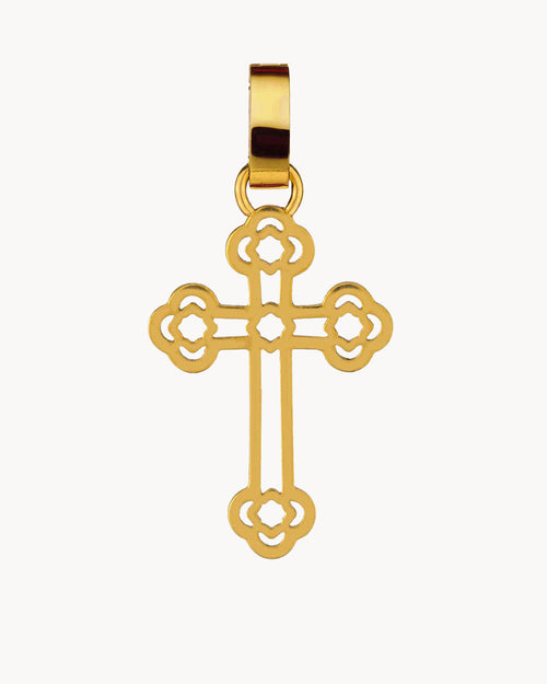 Holy Communion Salib Pendant, Gold