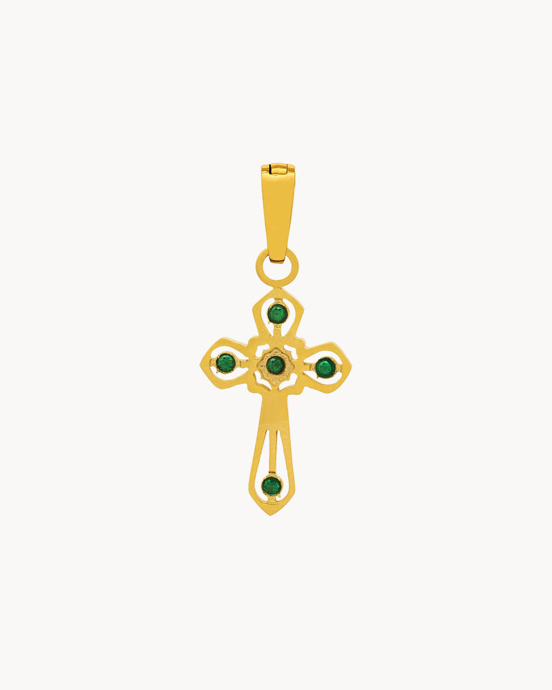 Confidence Salib Pendant, Gold
