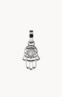Hand of Fatima Pendant, Silver
