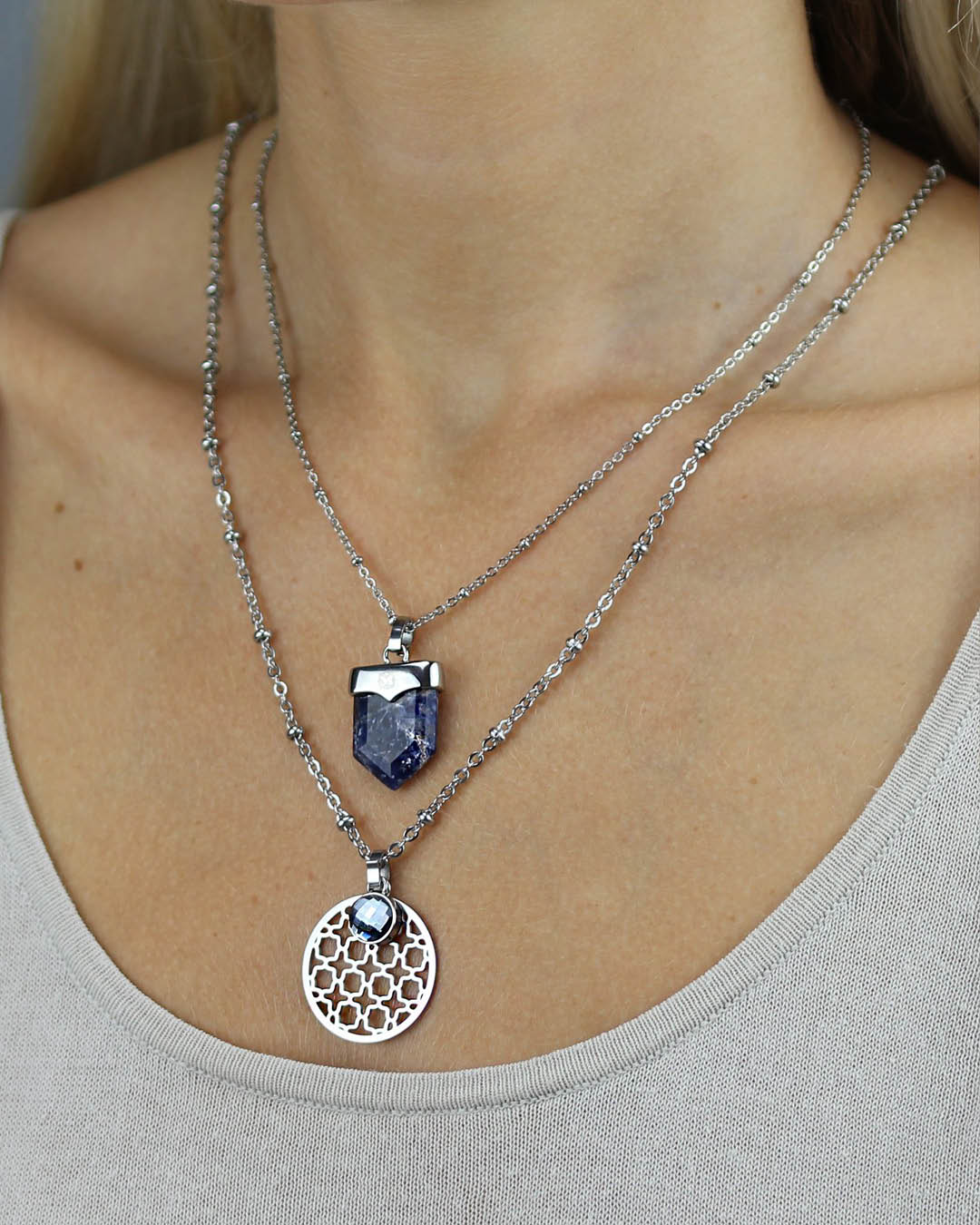 Heritage Pendant, Silver