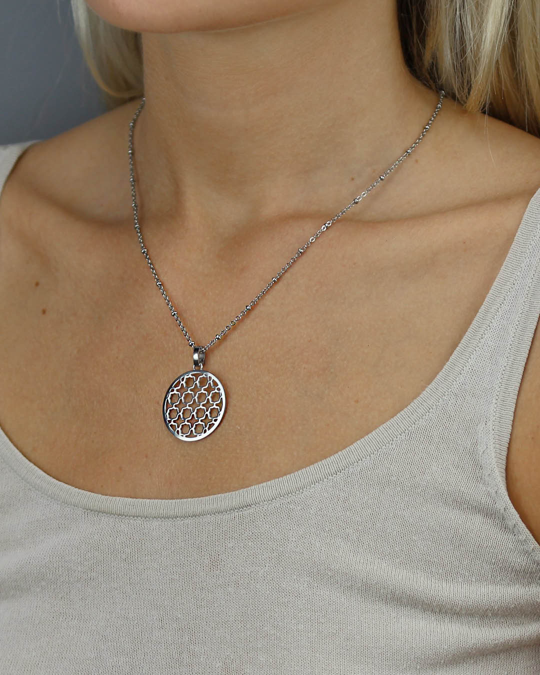 Heritage Pendant, Silver