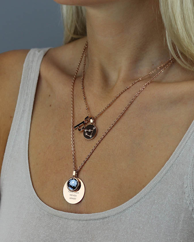 Dainty Disc Engravable Pendant, Gold